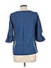 Cos Blue 3/4 Sleeve Blouse Size 10 - photo 2