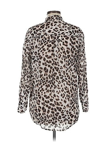 Equipment Long Sleeve Button-Down Shirt (view 2)
