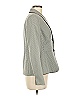 Le Suit 100% Polyester Houndstooth Black Gray Blazer Size 6 - photo 3