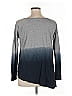 DKNY Jeans Gray Long Sleeve Top Size XL - photo 2