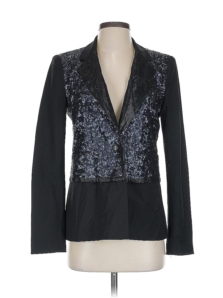 Pre-owned Elizabeth And James Blazer Jacket In Purple