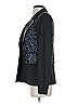 Elizabeth and James 100% Polyester Black Purple Blazer Size 4 - photo 5