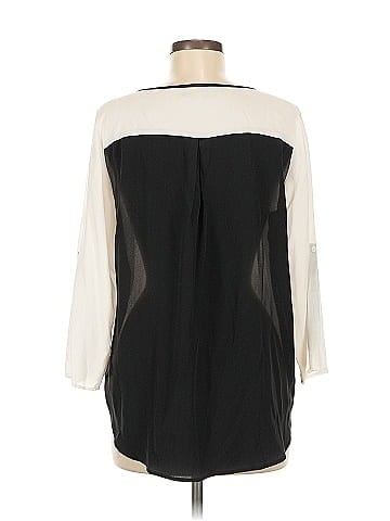 Wyatt 3/4 Sleeve Silk Top (view 2)