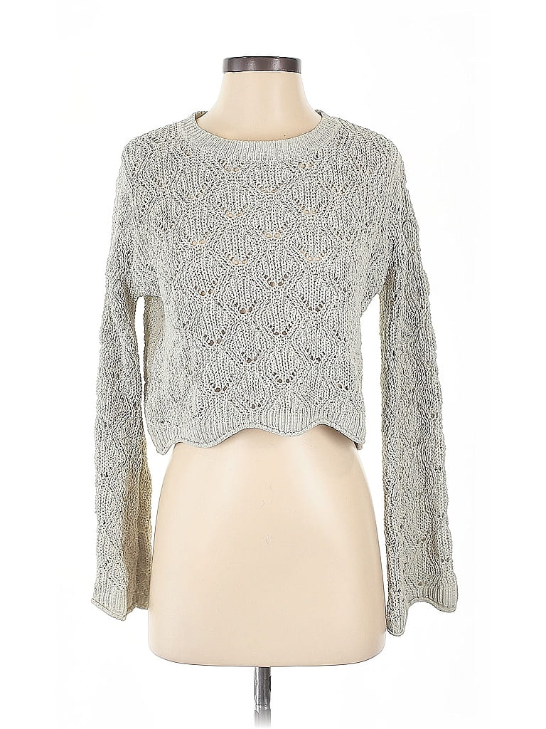 Mi ami 100% Polyester Gray Pullover Sweater Size XS - photo 1