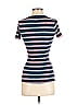 Sundry Stripes Blue Short Sleeve T-Shirt Size XS (0) - photo 2