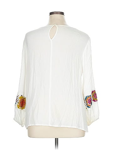 Emery Rose 3/4 Sleeve Blouse (view 2)