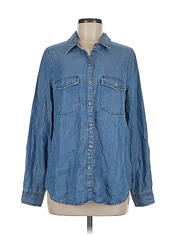 White House Black Market Long Sleeve Button-Down Shirt (view 1)