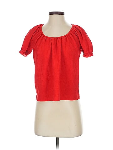 TeXTURE & THREAD Madewell Short Sleeve Blouse (view 1)