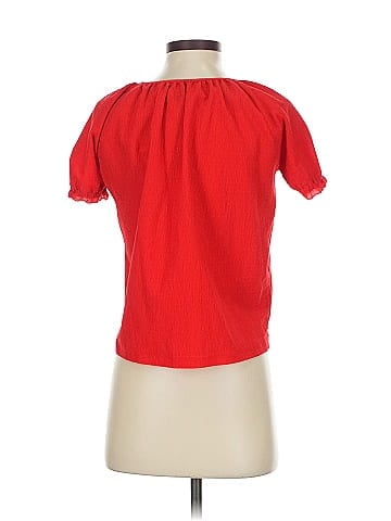 TeXTURE & THREAD Madewell Short Sleeve Blouse (view 2)