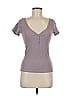 Hollister Gray Short Sleeve Henley Size M - photo 1