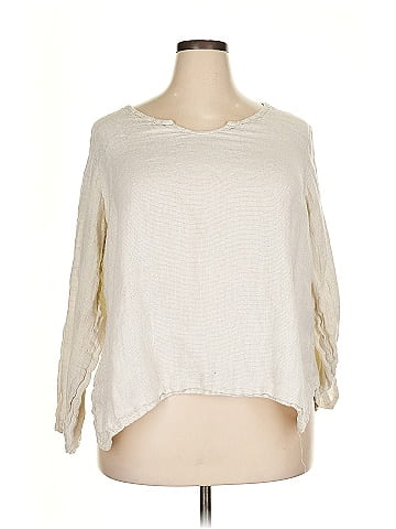 Flax 3/4 Sleeve Top (view 1)