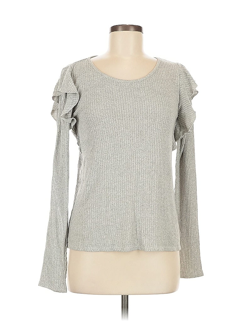 Click to view more detailed imagery on our partner's website Pre-owned Lucky Brand Pullover Sweater In Gray