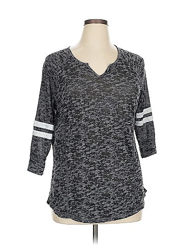 Danskin Now 3/4 Sleeve T-Shirt (view 1)