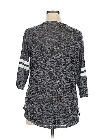Danskin Now 3/4 Sleeve T-Shirt (view 2)