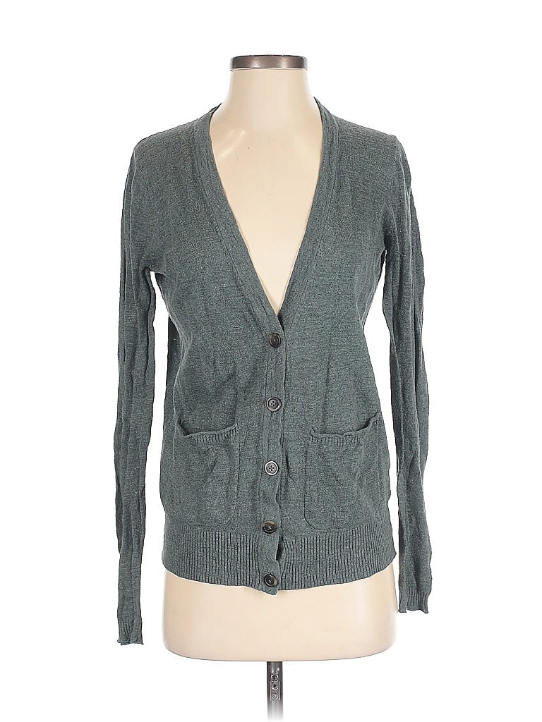 Pre-owned Madewell Cardigan Sweater In Gray