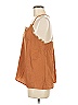Mustard Seed 100% Polyester Brown Sleeveless Blouse Size M - photo 4