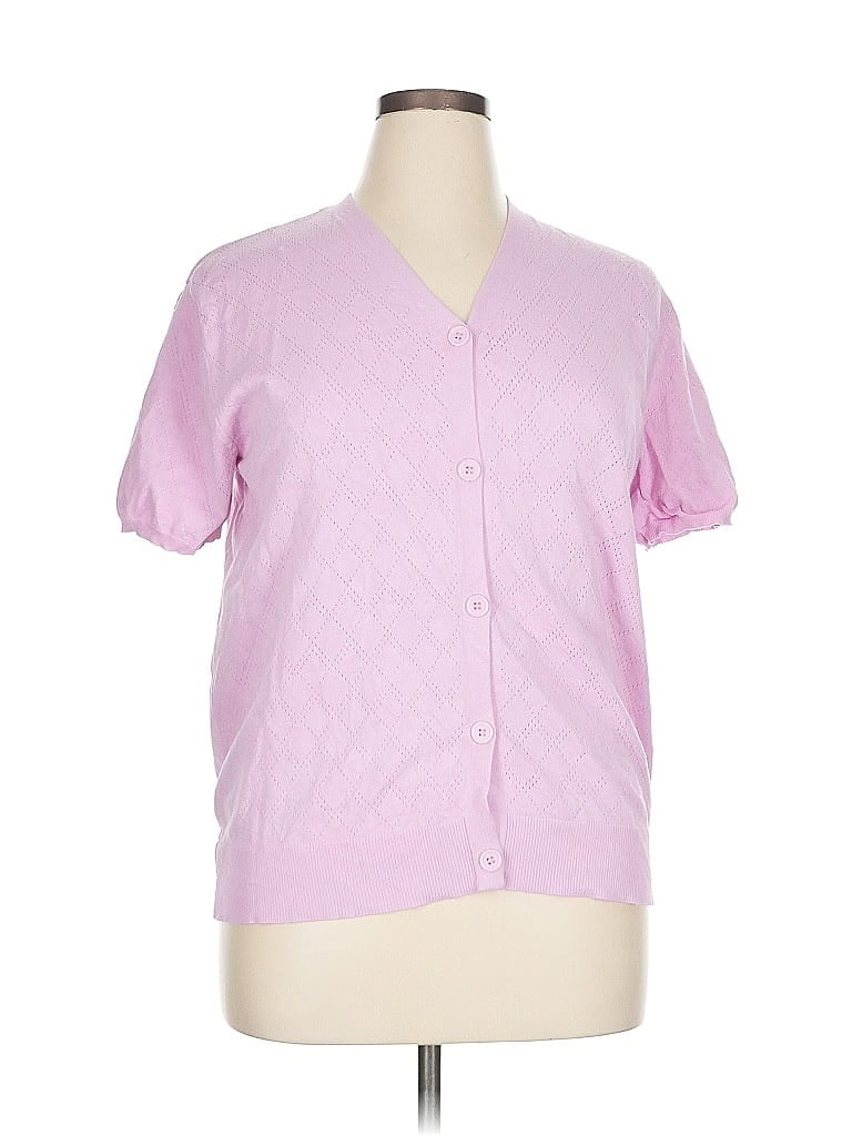 Pre-owned Unbranded Cardigan Sweater In Pink