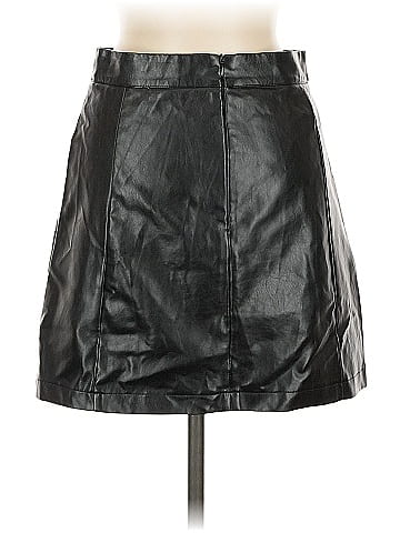 Nasty Gal Inc. Faux Leather Skirt (view 2)