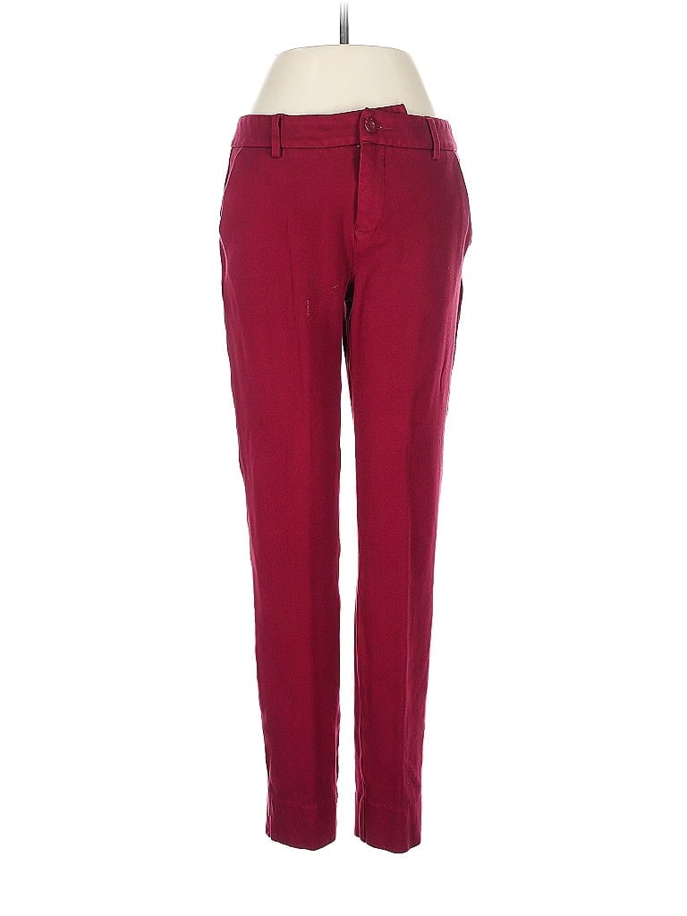 Pre-owned Cabi Casual Pants In Burgundy