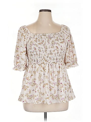 MELLODAY Short Sleeve Blouse (view 1)