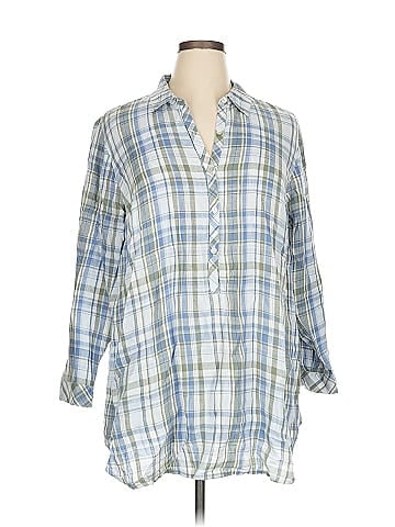 J.Jill 3/4 Sleeve Button-Down Shirt (view 1)