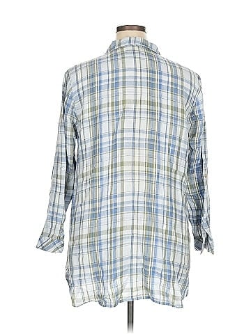J.Jill 3/4 Sleeve Button-Down Shirt (view 2)