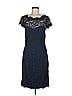 ML Monique Lhuillier Blue Cocktail Dress Size 8 - photo 1