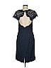 ML Monique Lhuillier Blue Cocktail Dress Size 8 - photo 2