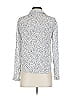 Bella Dahl 100% Rayon Polka Dots Silver Long Sleeve Blouse Size XS - photo 2