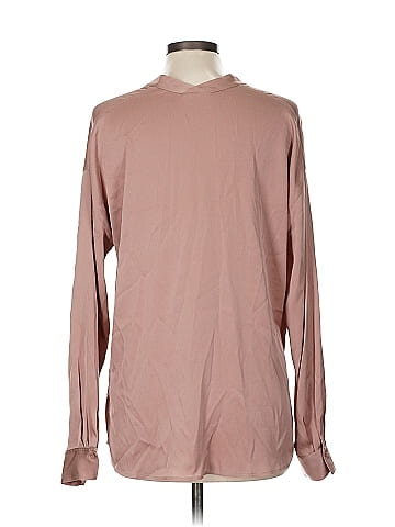 Vince. Long Sleeve Silk Top (view 2)