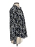 H&M 100% Polyester Print Blue Long Sleeve Blouse Size 4 - photo 4