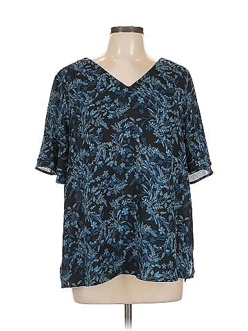 Roz & Ali Short Sleeve Blouse (view 1)