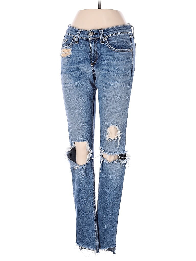 Rag & Bone/JEAN Stars Blue Jeans Size 26 waist - photo 1