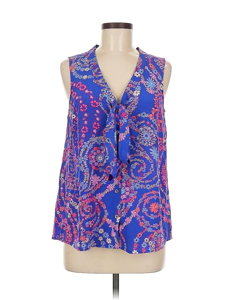 Top Sleeveless Designer By Lilly Pulitzer In Purple, Size: S main image 0