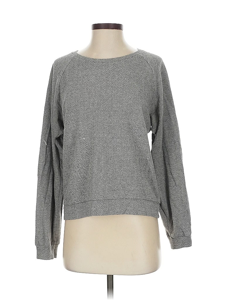 Pre-owned American Apparel Sweatshirt In Gray