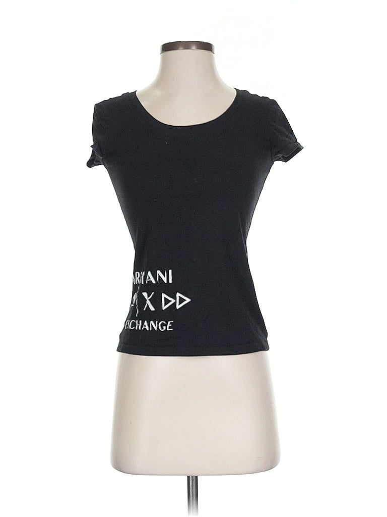 Armani Exchange Black Short Sleeve T-Shirt Size XS - photo 1