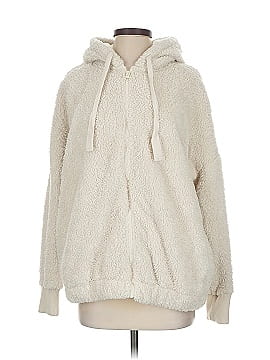 Lou & Grey For Loft Faux Fur Jacket