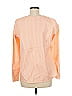 Akris Punto 100% Baumwolle Stripes Orange Long Sleeve Blouse Size 8 - photo 2