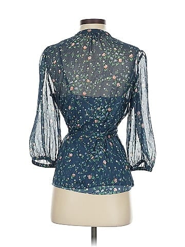 White House Black Market 3/4 Sleeve Blouse (view 2)