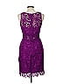 ML Monique Lhuillier 100% Polyester Purple Cocktail Dress Size 8 - photo 2