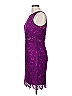 ML Monique Lhuillier 100% Polyester Purple Cocktail Dress Size 8 - photo 4