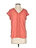Fortune + Ivy 100% Polyester Orange Short Sleeve Blouse Size S - photo 1