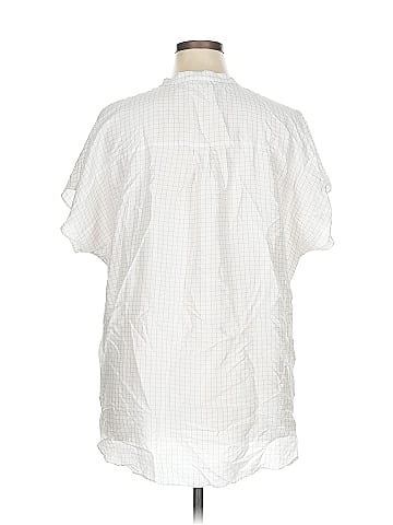 Eileen Fisher Short Sleeve Silk Top (view 2)