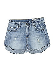 Cosmic Blue Love Denim Shorts
