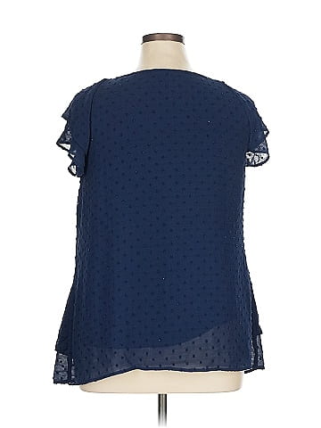 Roz & Ali Short Sleeve Blouse (view 2)