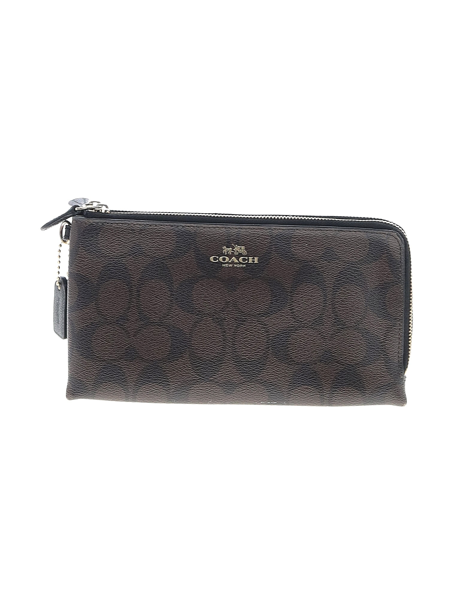 Coach 100% Leather Brown Leather Wallet One size