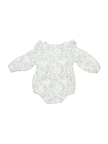 Shabby Chic Long Sleeve Onesie (view 2)