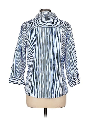 Foxcroft 3/4 Sleeve Button-Down Shirt (view 2)