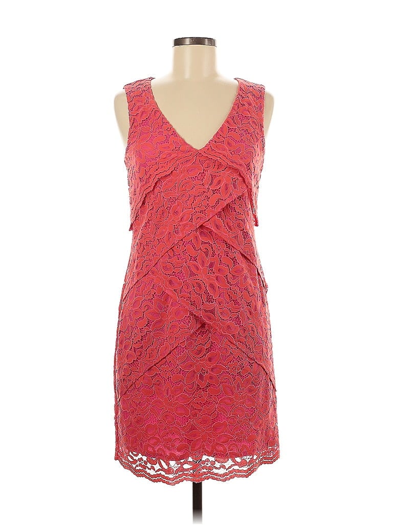 Pre-owned Laundry By Shelli Segal Cocktail Dress In Red
