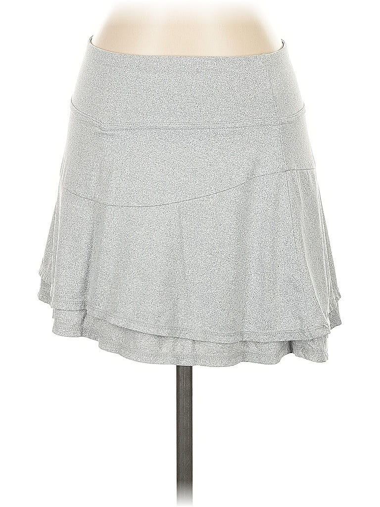 Kyodan Solid Gray Casual Skirt Size S - photo 1